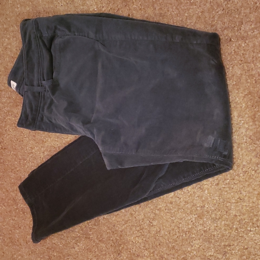 Blue Corduroy Skinny Pants